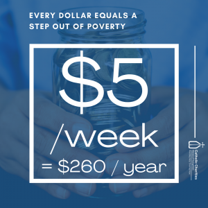 $5 per week equals $260 per year