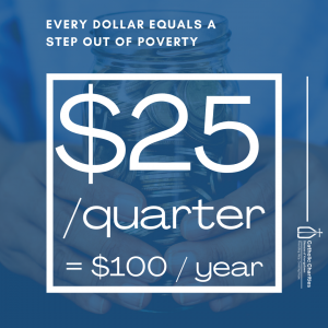 $25 per quarter equals $100 per year