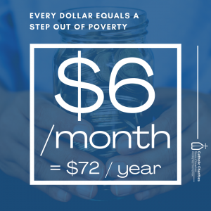 $6 per month equals $72 per year